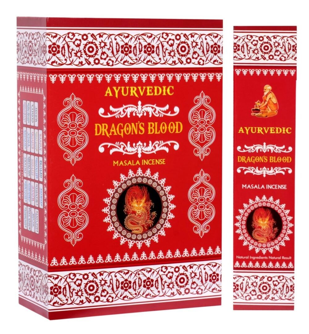 Ayurvedic Dragon's Blood Masala Incense Sticks