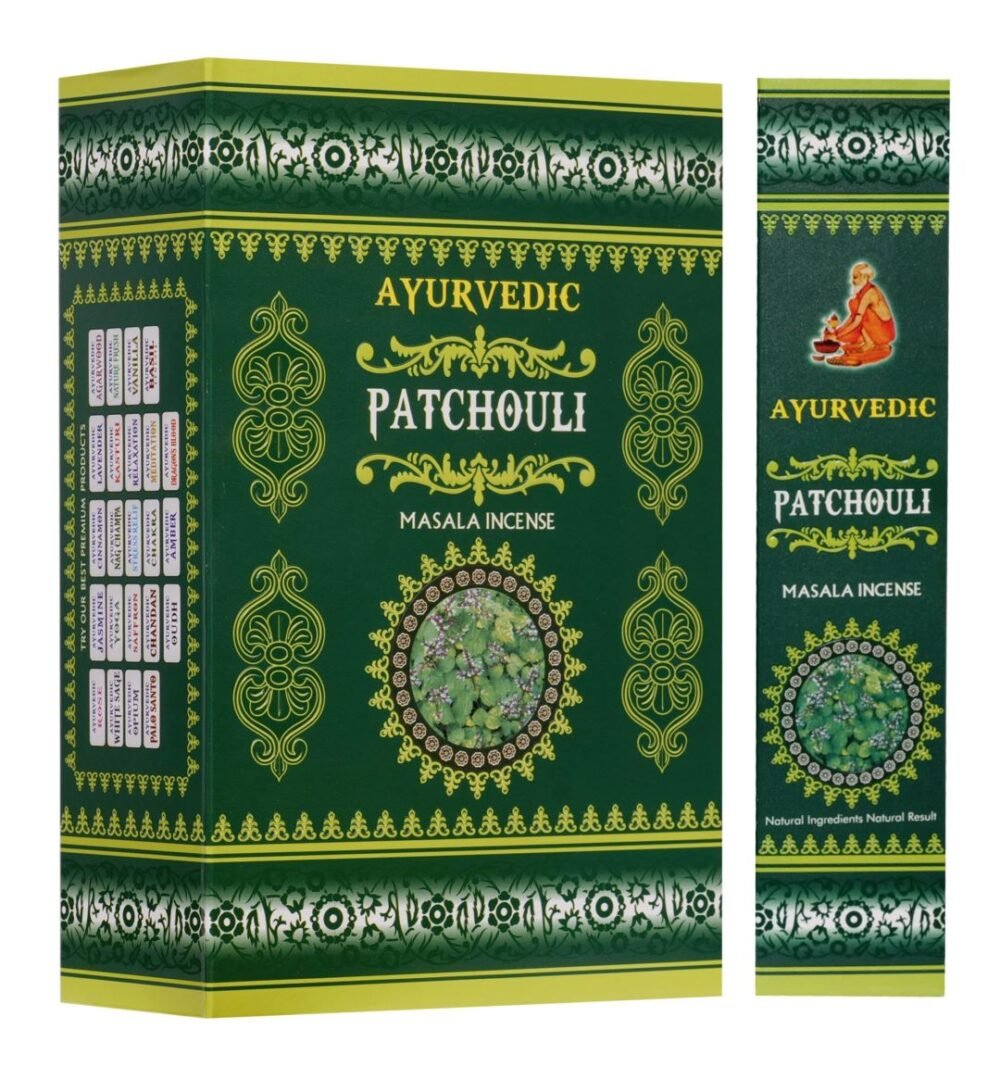 Ayurvedic Patchouli Masala Incense Sticks