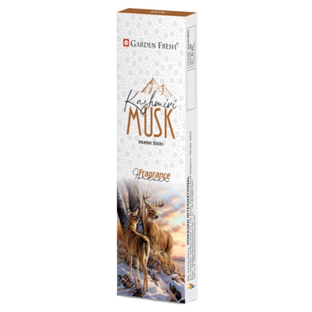 Garden Fresh Kashmiri Musk Incense Sticks 50 Grams