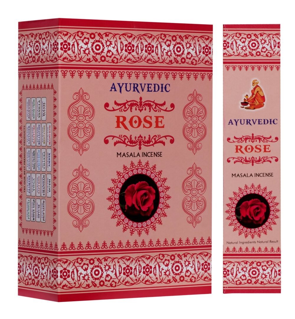 Ayurvedic Rose Masala Incense Sticks