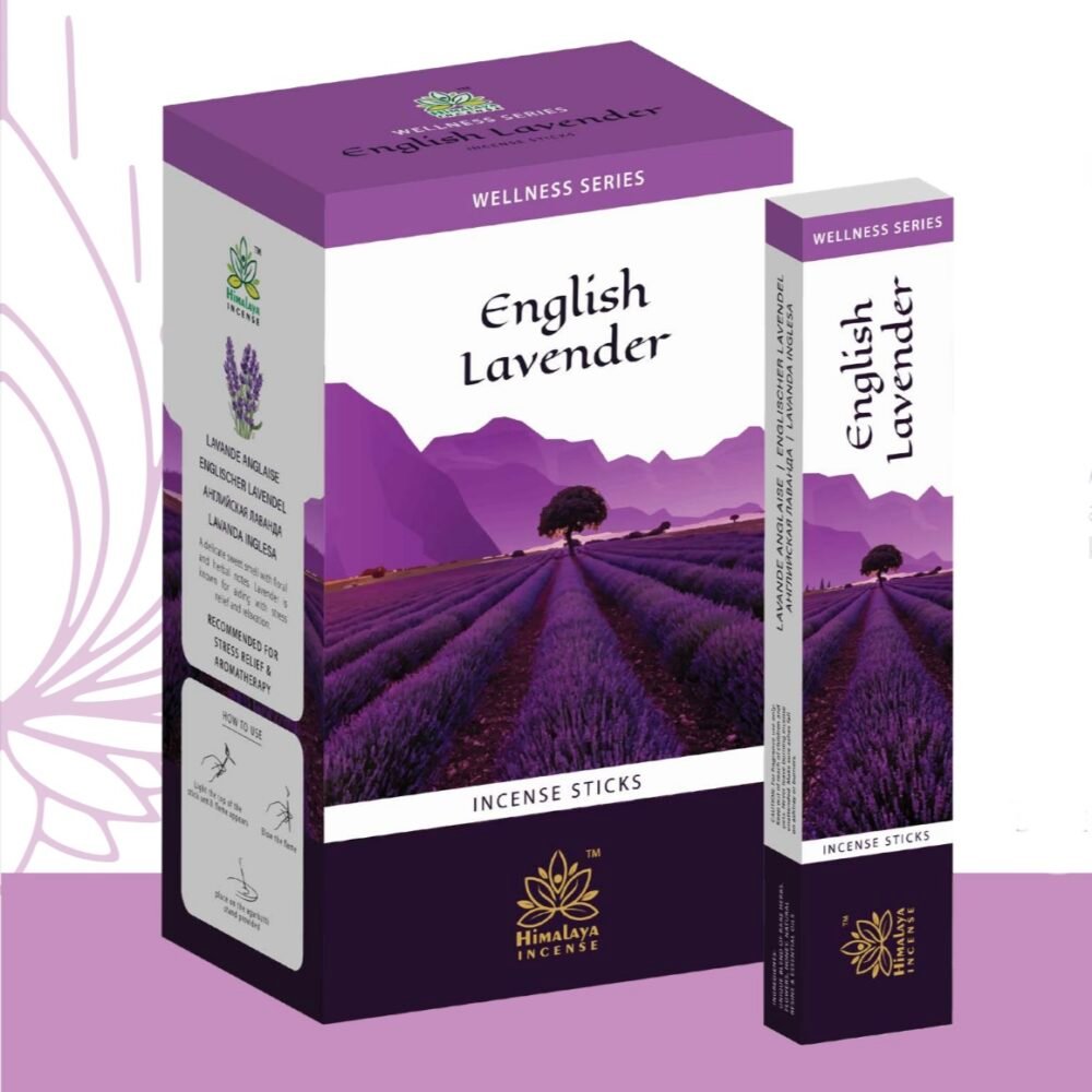 Himalaya English Lavender Incense Sticks 15gm ( Made From Essential Oils )
