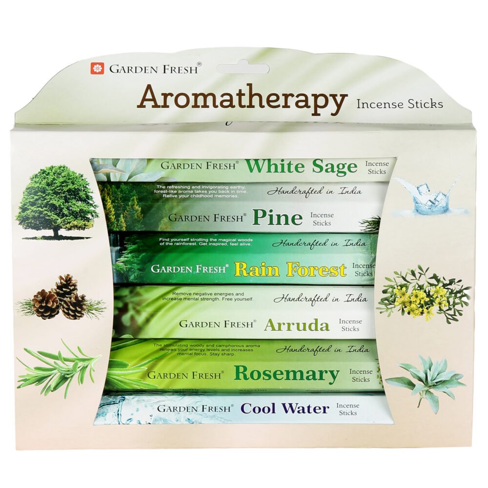 Garden Fresh Aromatherapy Hexa Collection Incense Sticks