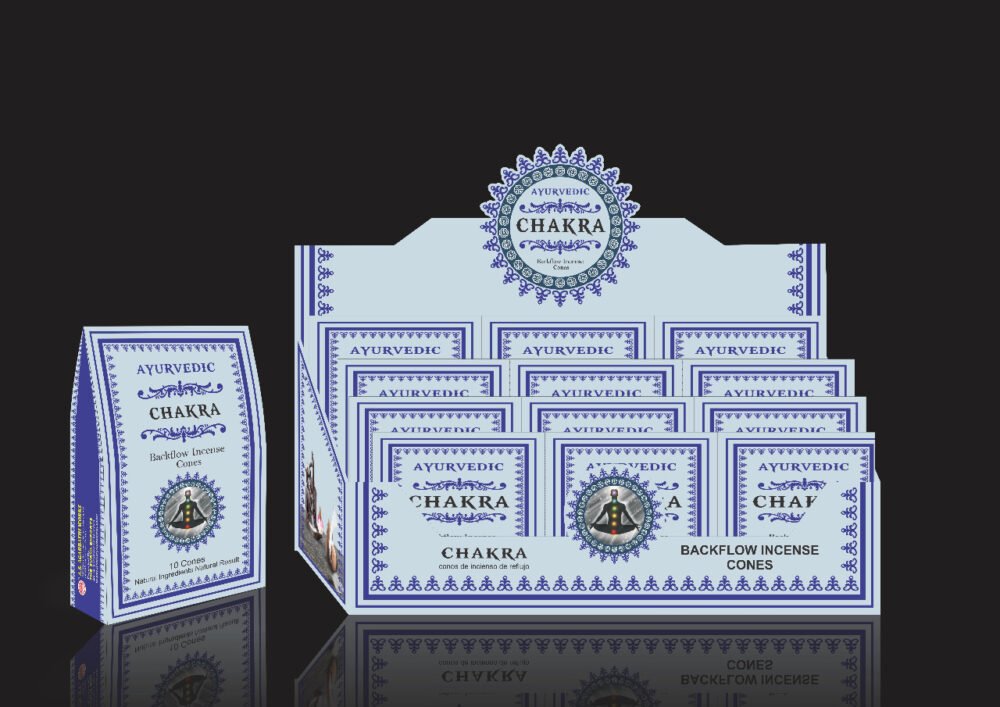 Ayurvedic Chakra Backflow Incense Cones