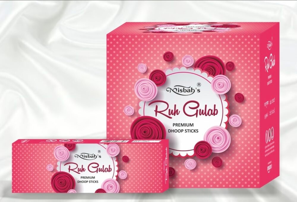 Misbah Ruh Gulab Premium Dhoop Sticks
