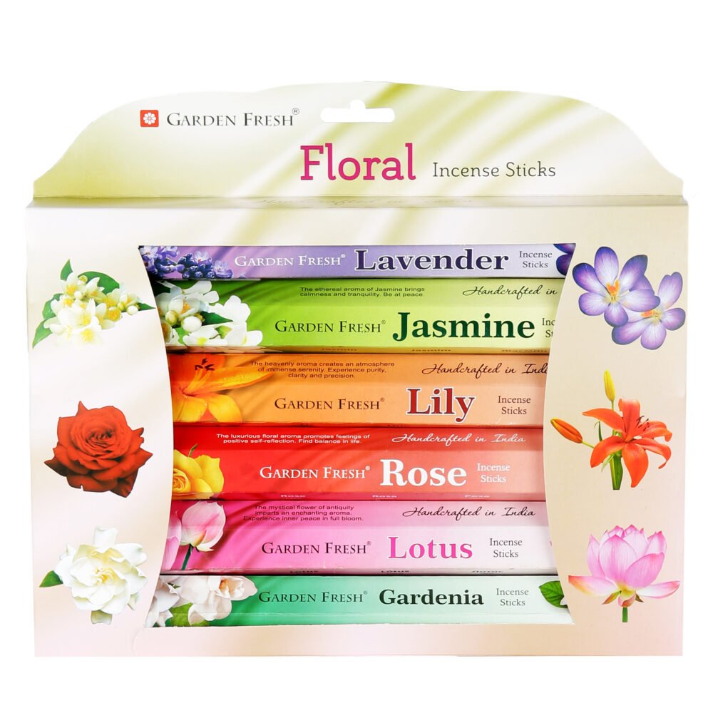 Garden Fresh Floral Hexa Collection Incense Sticks