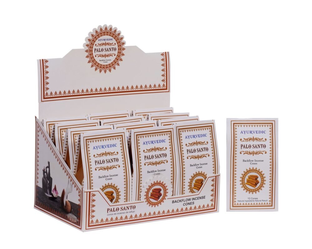 Ayurvedic Palo Santo Backflow Incense Cones