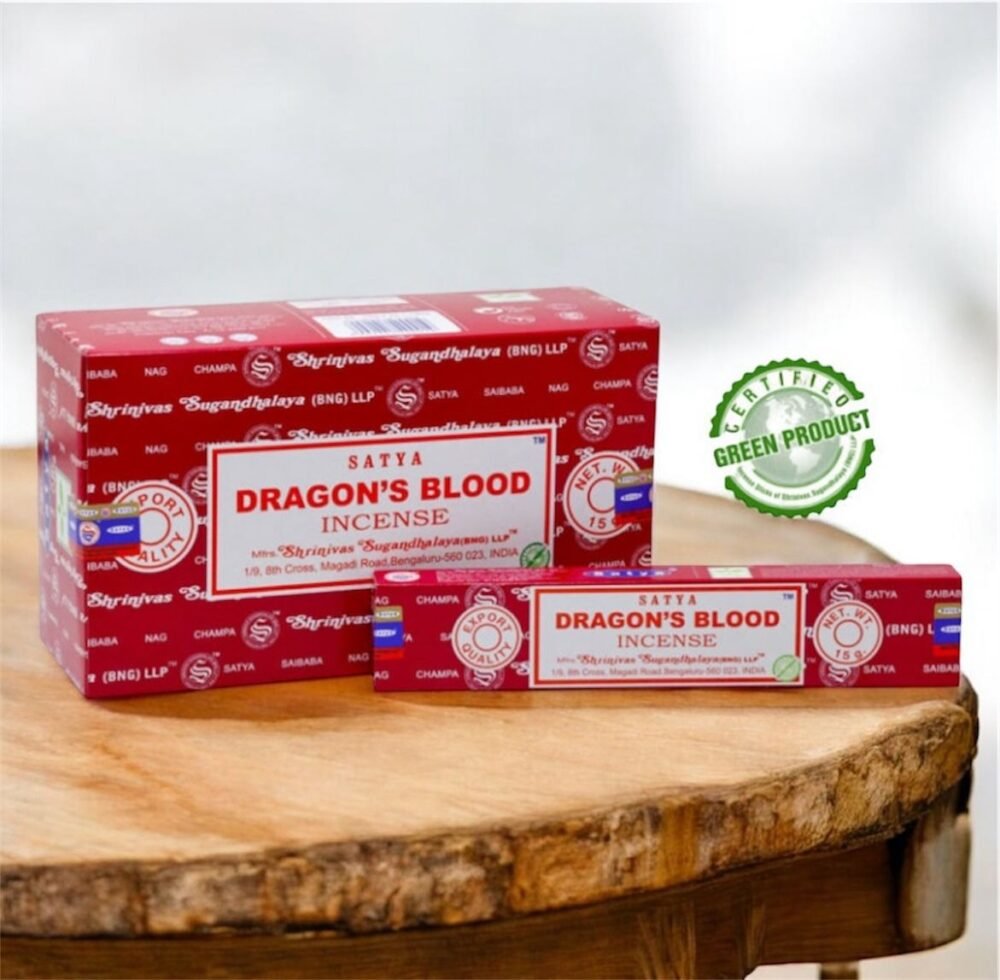 Satya Dragons Blood Incense Sticks 15Gm x 12 Packs | Master Case: 50 Dozen