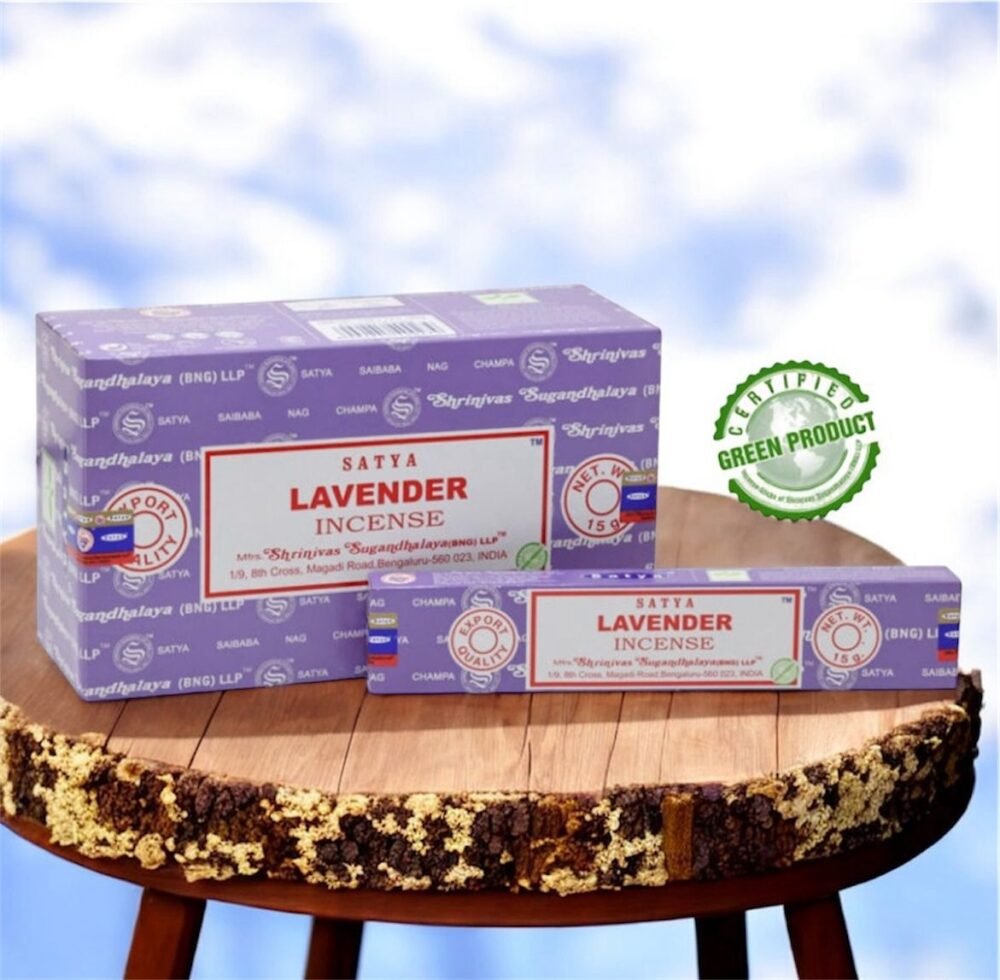 Satya Lavender Incense Sticks 15Gm x 12 Packs | Master Case: 50 Dozen