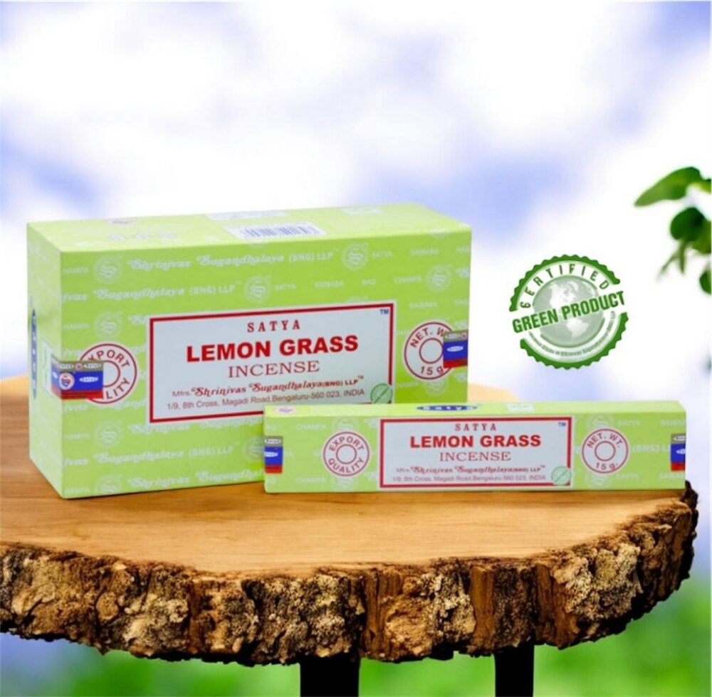 Satya Lemon Grass Incense Sticks 15Gm x 12 Packs | Master Case: 50 Dozen