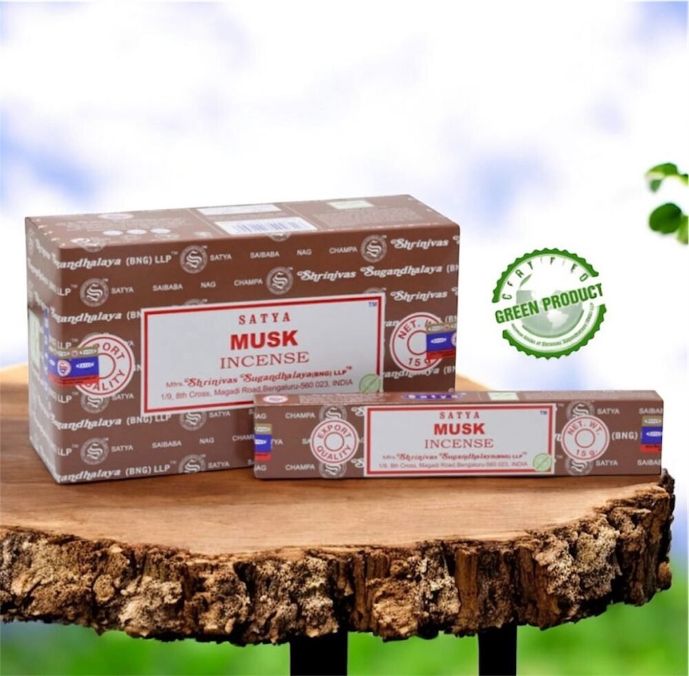 Satya Musk Incense Sticks 15Gm x 12 Packs | Master Case: 50 Dozen