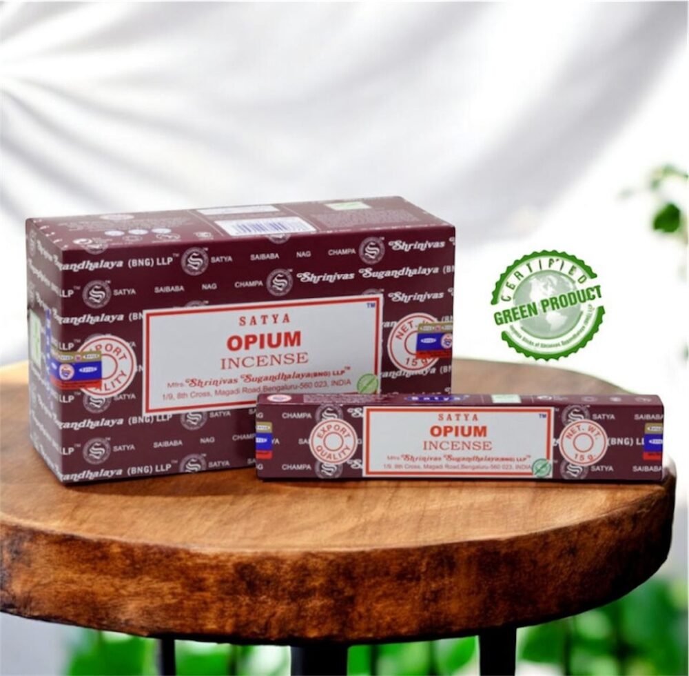 Satya Opium Incense Sticks 15Gm x 12 Packs | Master Case: 50 Dozen