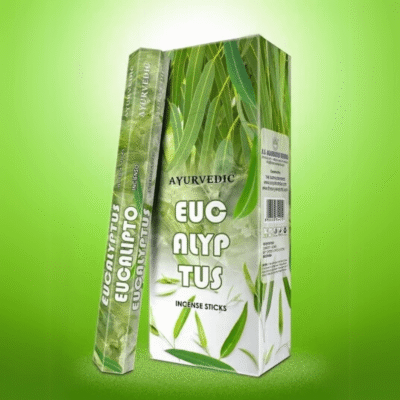 Ayurvedic Eucalyptus 20 Sticks x 6 Packs | Case Packing : 50 Boxes