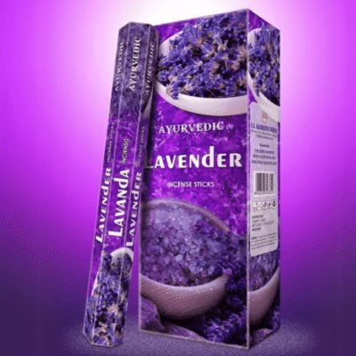 Ayurvedic Lavender 20 Sticks x 6 Packs | Case Packing : 50 Boxes