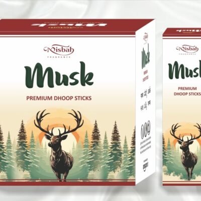 Misbah Musk Premium Dhoop Sticks 50 Gm x 12 Packs | Case Packing 12 Dozen