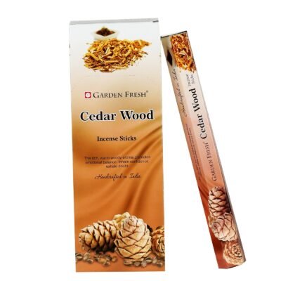 Garden Fresh Cedarwood 20 STICKS X 6 Packs | Case Packing 50 Boxes