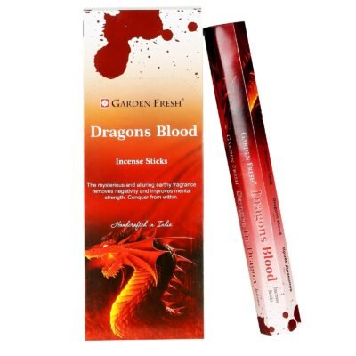 Garden Fresh Dragon's Blood 20 Sticks X 6 Packs | Case Packing 50 Boxes