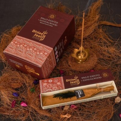 Divine Soul Palo Santo + Sandalwood Incense Sticks 15gm