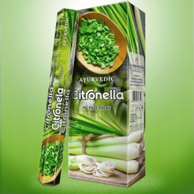Ayurvedic Citronella 20 Sticks x 6 Packs | Case Packing : 50 Boxes
