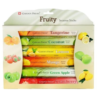 Garden Fresh Fruity Hexa Collection 20 Sticks X 6 Packs | Case Packing 72 Boxes