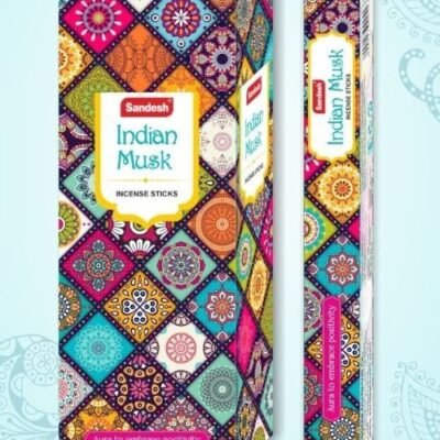Sandesh Indian Musk 20 Sticks x 6 Packs | Case Packing : 50 Boxes
