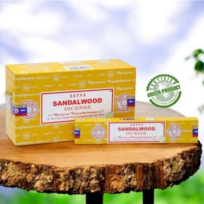 Satya Sandalwood Incense Sticks 15Gm x 12 Packs | Master Case: 50 Dozen