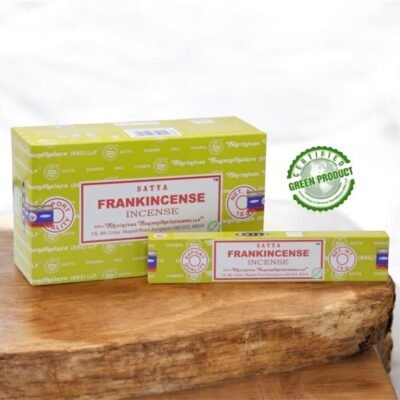 Satya Frank Incense Incense Sticks 15Gm x 12 Packs | Master Case: 50 Dozen