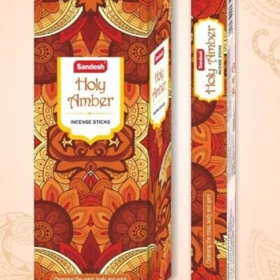Sandesh Holy Amber 20 Sticks x 6 Packs | Case Packing : 50 Boxes