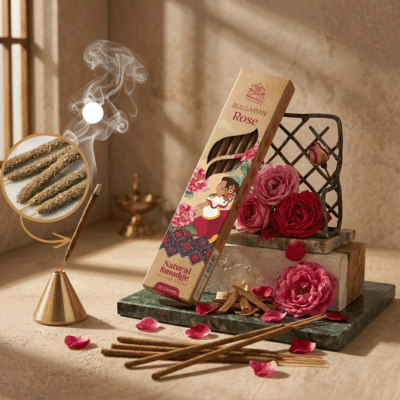 Himalaya Bulgarian Rose Smudge Incense Sticks