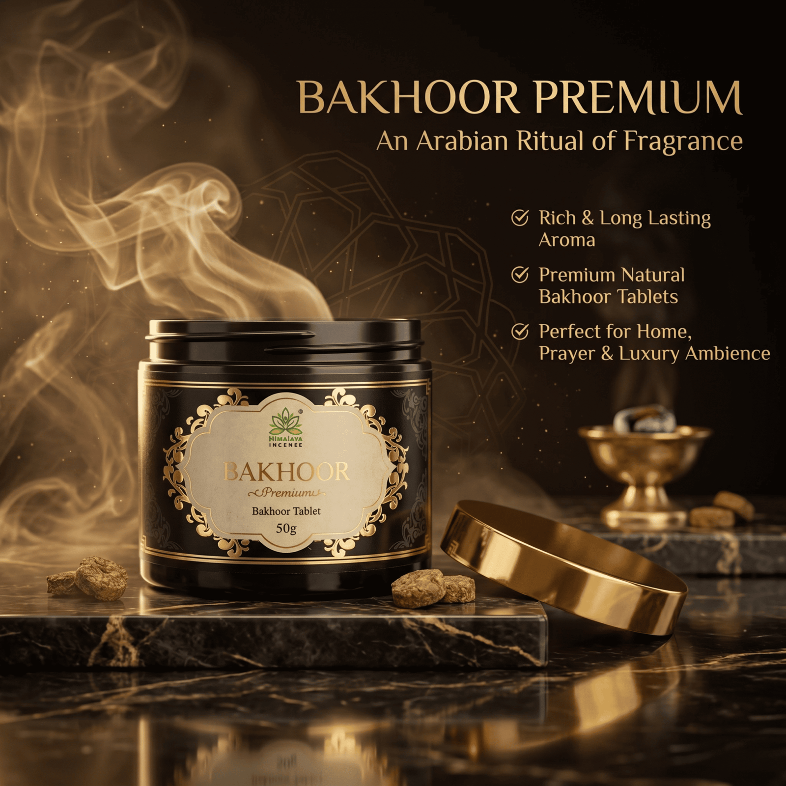 Bakhoor Premium Tablet Exporter From India | Luxury Arabian Bakhoor Wholesale - Image 2