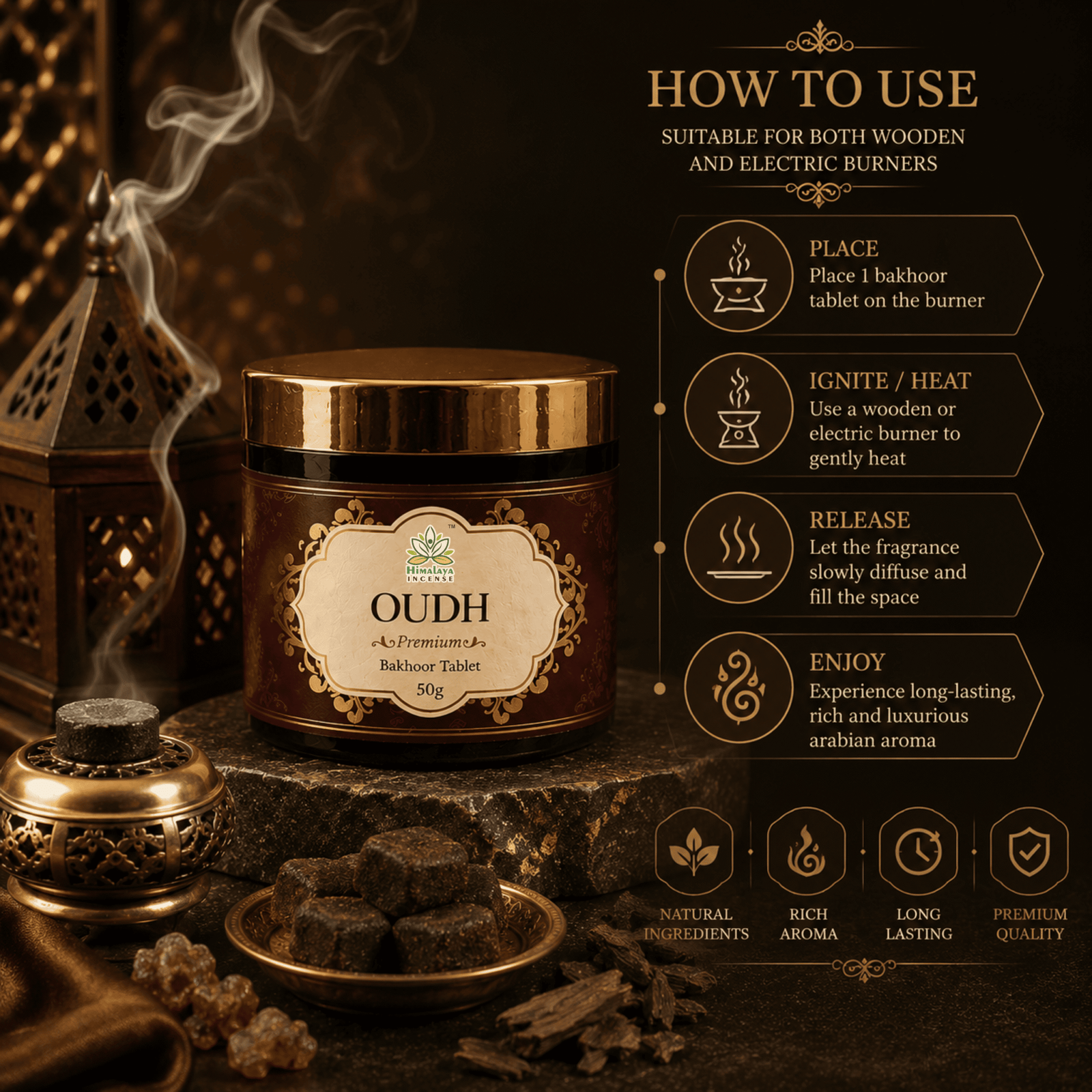 Oudh Bakhoor Tablet Exporter From India | Premium Bulk Supply & Wholesale - Image 3