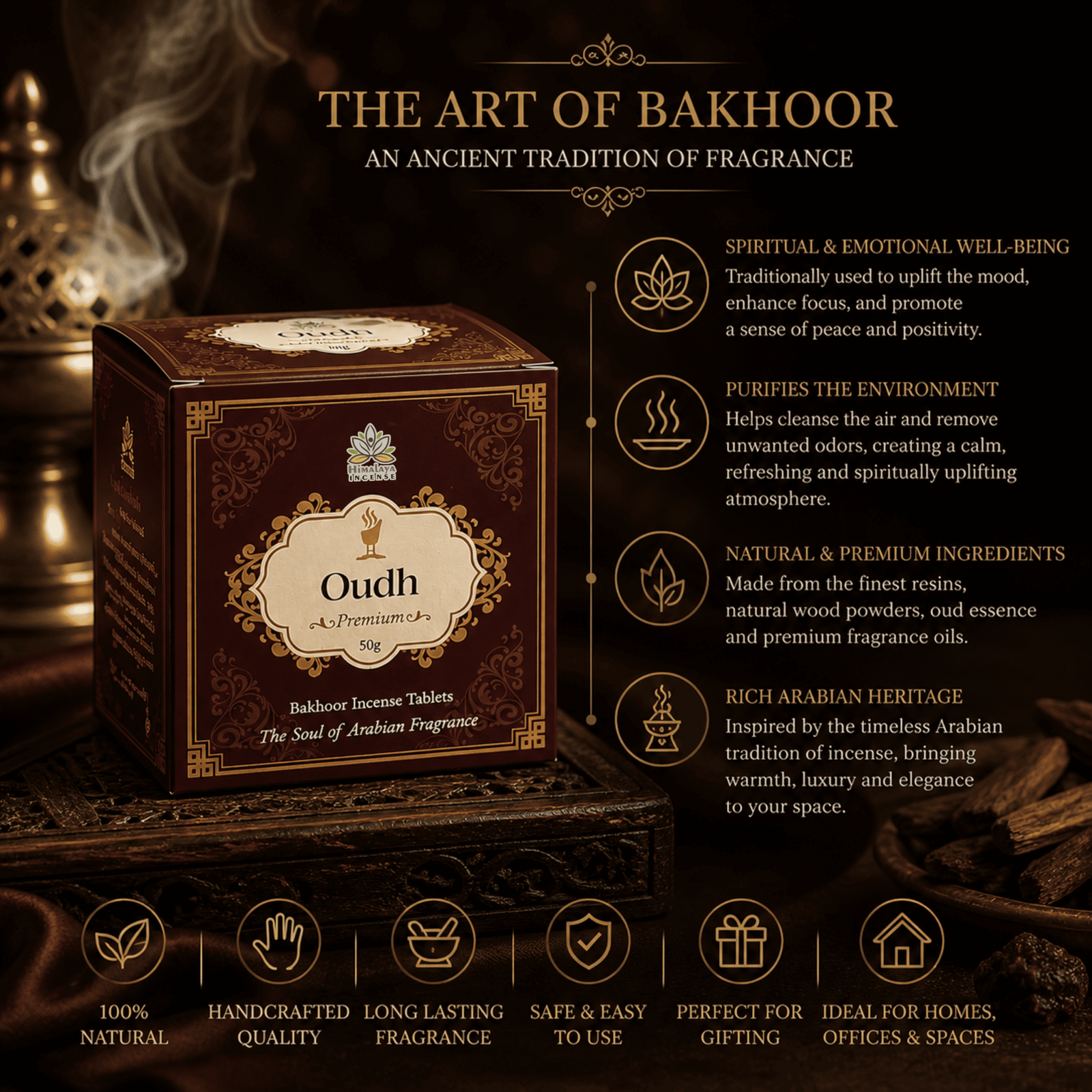 Oudh Bakhoor Tablet Exporter From India | Premium Bulk Supply & Wholesale - Image 2